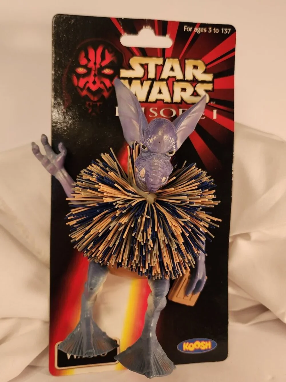 MINT IN BOX Watto collectible figure with a koosh ball body